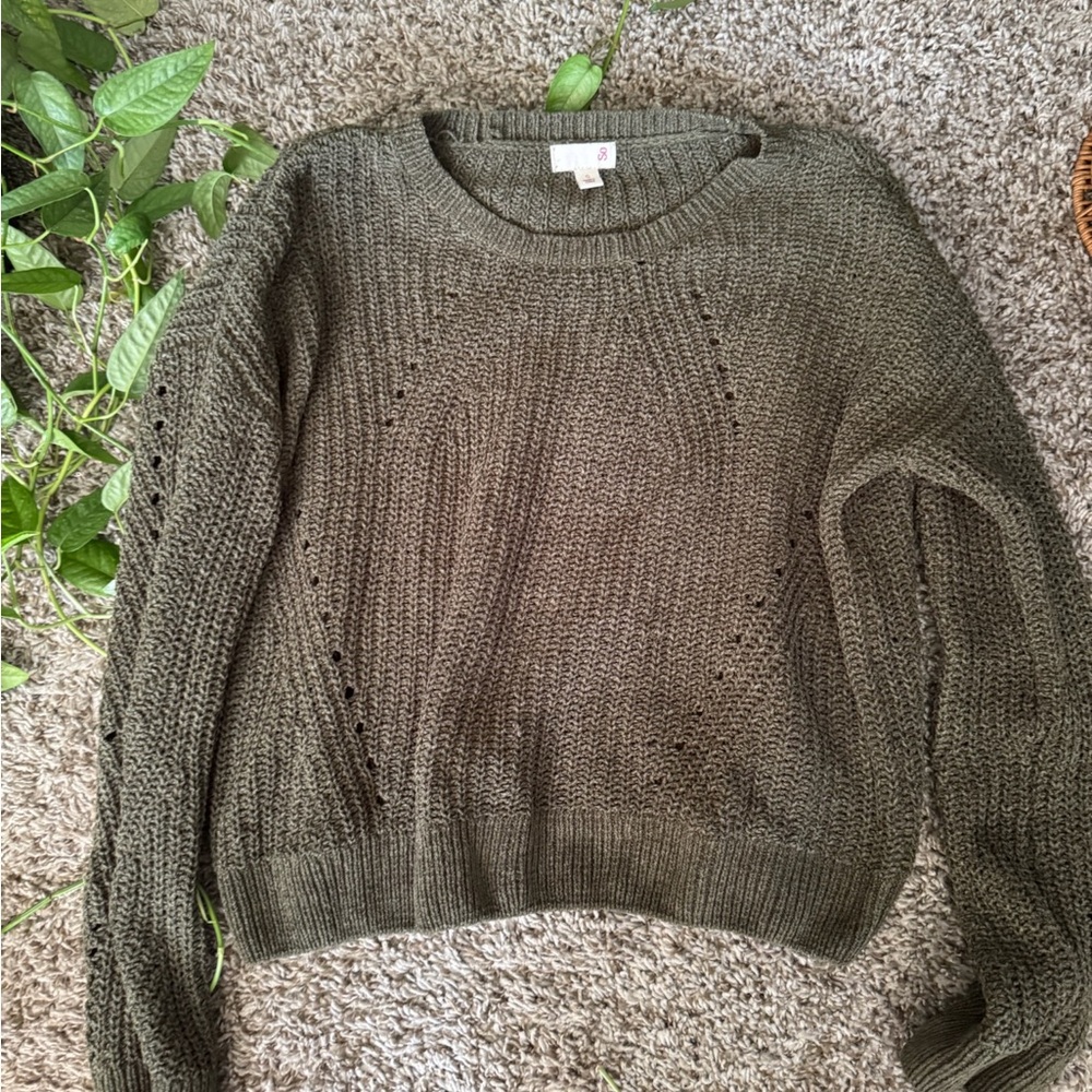 Olive Green Women's Sweater